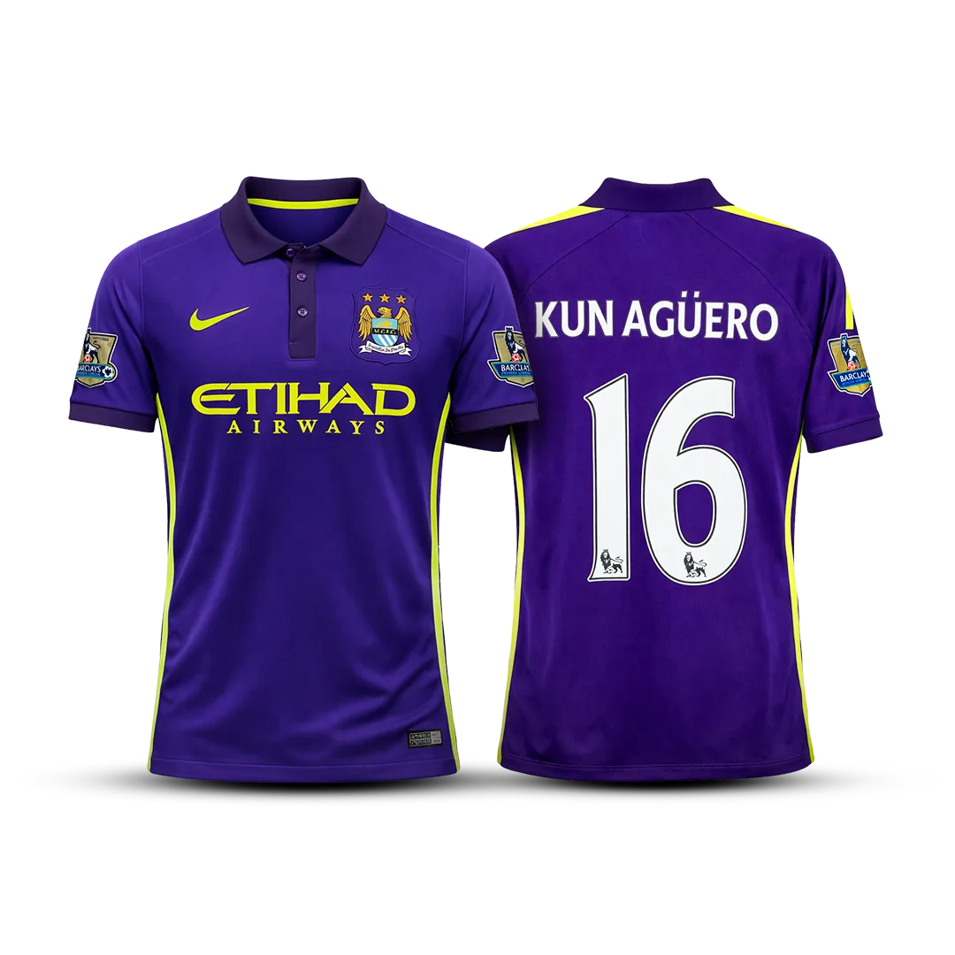 MANCHESTER CITY 2014-15 AGUERO AWAY