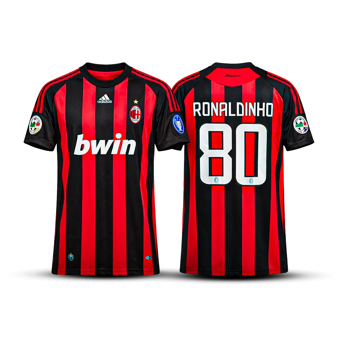 MILAN 2008-09 RONALDINHO HOME