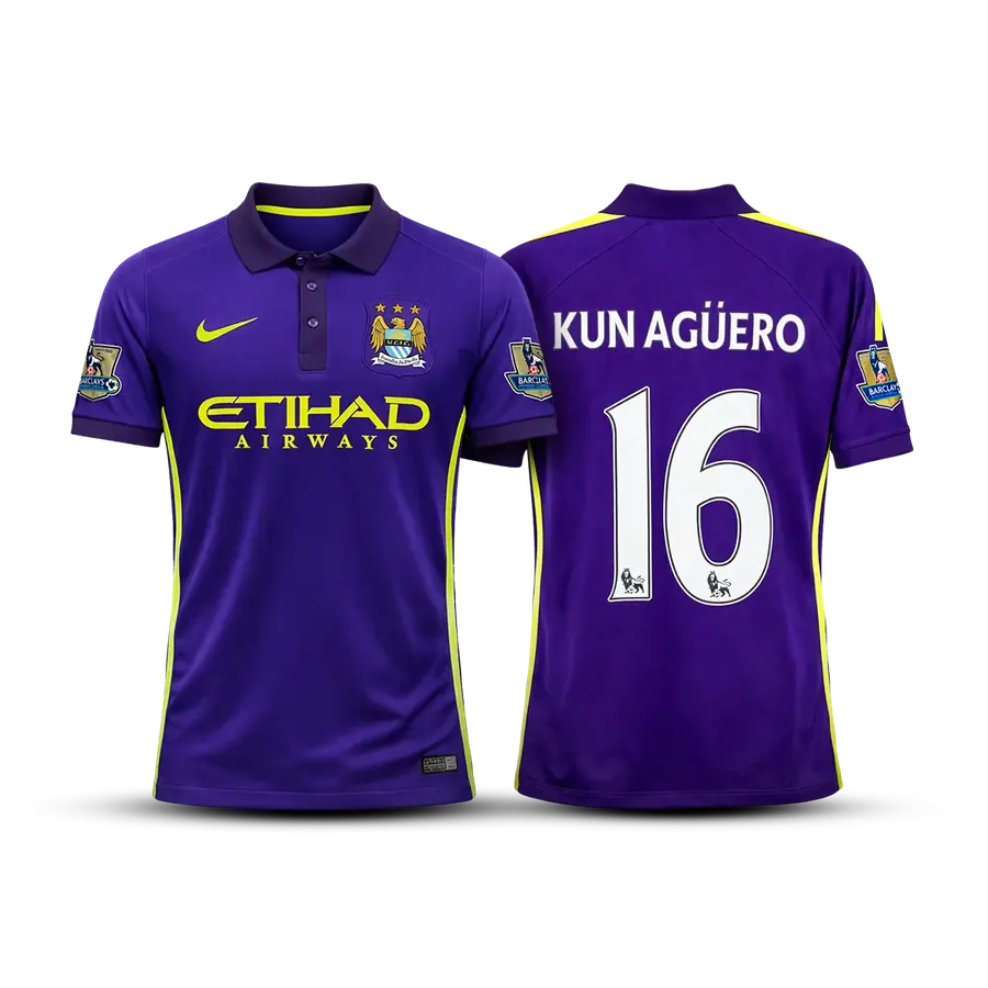 MANCHESTER CITY 2014-15 AGUERO AWAY