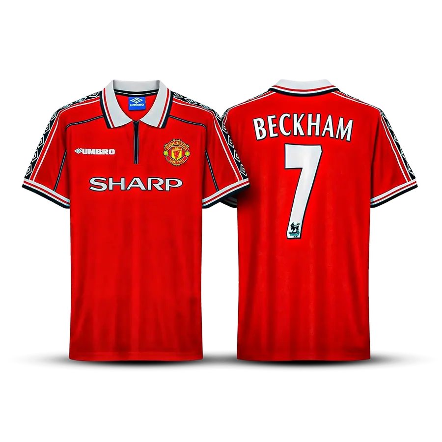 MANCHESTER UNITED 1998-99 BECKHAM HOME